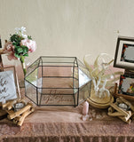 Rose gold woody reception table package