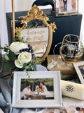 Dusty blue & gold theme photo display package