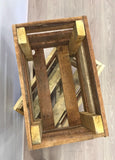 Rustic wooden crates