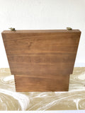Large wooden chest box