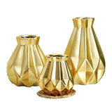 Gold geometric jars