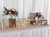 Blush & gold theme reception table package