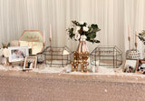 Enchanted rose gold theme reception table package