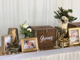 Rustic gold theme reception table package