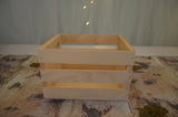 Small wooden crates