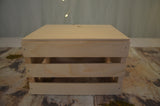 Small wooden crates