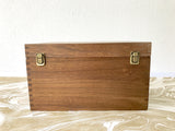 Large wooden chest box
