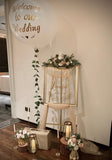 Blush & gold theme welcome signage package