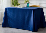 Navy blue table cloth